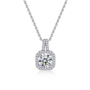 Stříbrný náhrdelník s MOISSANITY