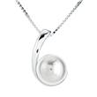 Stříbrný náhrdelník s perlou