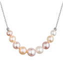 Stříbrný náhrdelník s říčními perlami
