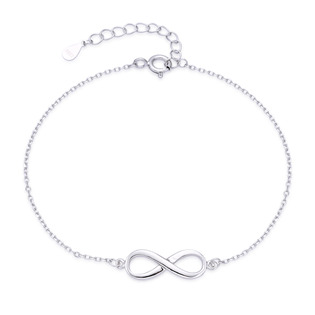Stříbrný náramek nekonečno