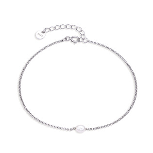 Stříbrný náramek s přírodní perlou