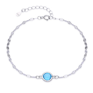 Stříbrný náramek s tyrkysovým kamenem