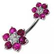 Piercing do pupíku kytičky