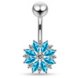 stříbrný piercing do pupíku stříbro 925 