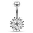 stříbrný piercing do pupíku stříbro 925 