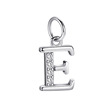 Stříbrný přívěšek písmeno iniciála E