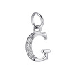 Stříbrný přívěšek písmeno iniciála G