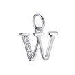 Stříbrný přívěšek písmeno iniciála W