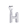 Stříbrný přívěšek písmeno iniciála H