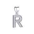 Stříbrný přívěšek písmeno iniciála R