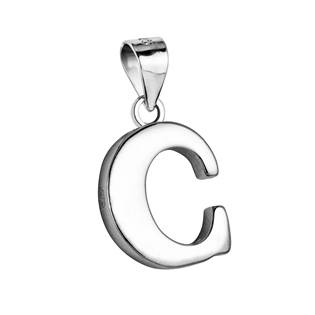 Stříbrný přívěšek - písmeno "C"
