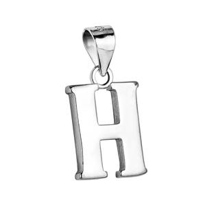 Stříbrný přívěšek - písmeno "H"