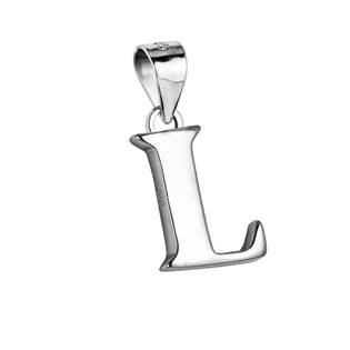 Stříbrný přívěšek - písmeno "L"