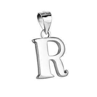 Stříbrný přívěšek - písmeno "R"