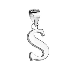 Stříbrný přívěšek - písmeno "S"