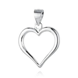 Stříbrný přívěšek - srdíčko