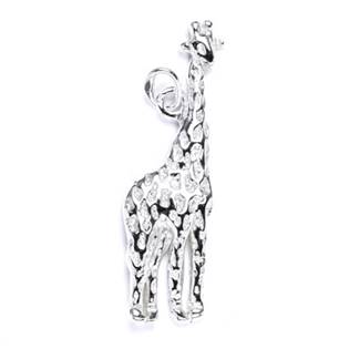 Stříbrný přívěšek - žirafa