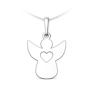 Stříbrný přívěsek anděl