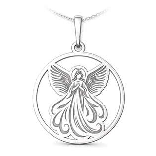 Stříbrný přívěsek anděl