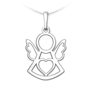 Stříbrný přívěsek andělíček