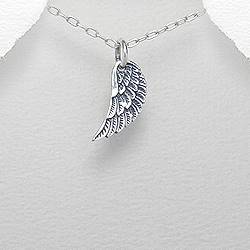 Stříbrný přívěšek andělské křídlo