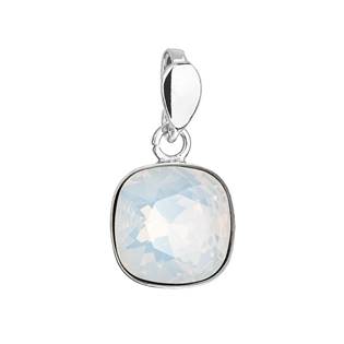 Stříbrný přívěšek Crystals from Swarovski® White Opal