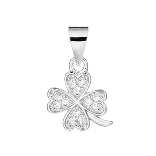 Stříbrný přívěšek čtyřlístek