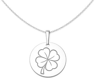 Stříbrný přívěsek čtyřlístek