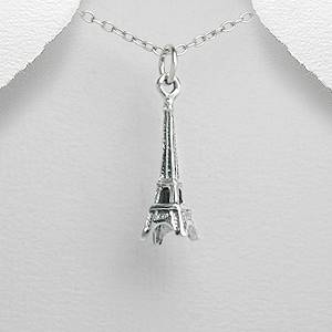 Stříbrný přívěšek Eiffelova věž