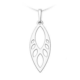 Stříbrný přívěsek kapka