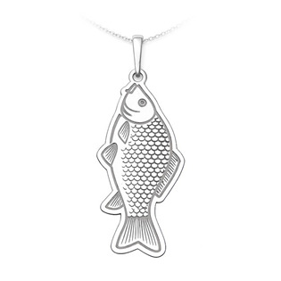 Stříbrný přívěsek kapr