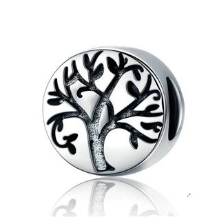 Stříbrný přívěšek korálek na náremek strom života