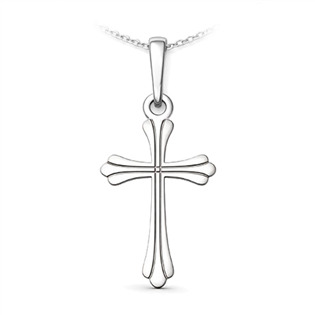 Stříbrný přívěsek kříž