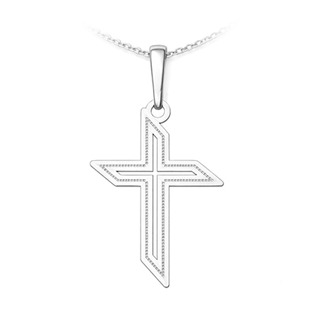 Stříbrný přívěsek kříž