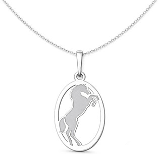 Stříbrný přívěsek kůň