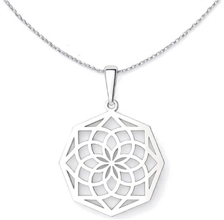 Stříbrný přívěsek mandala