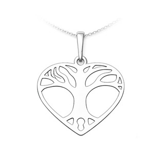 Stříbrný přívěsek minimalistický strom života