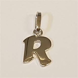 Stříbrný přívěšek písmeno - iniciála R