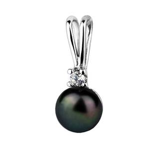 Stříbrný přívěšek přírodní perla 5,5 mm