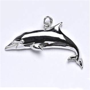 Stříbrný přívěšek ryba delfín