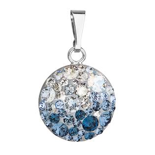 Stříbrný přívěšek s kameny Crystals from Swarovski® Ice Blue