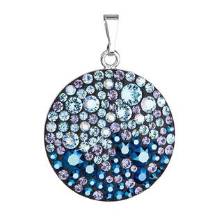 Stříbrný přívěšek s krystaly Crystals from Swarovski® BLUE STYLE