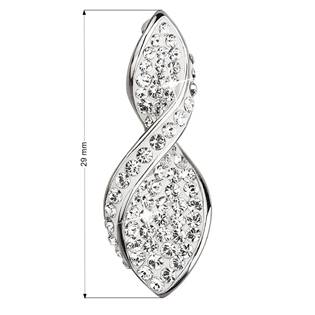 Stříbrný přívěsek s krystaly Crystals from Swarovski® Crystal