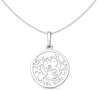 Stříbrný přívěsek s ornamenty