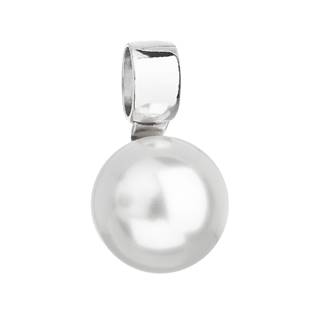 Stříbrný přívěšek s perlou Crystals from Swarovski®