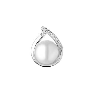 Stříbrný přívěšek s pravou říční perlou