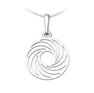 Stříbrný přívěsek spirála