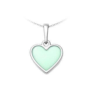 Stříbrný přívěsek srdce