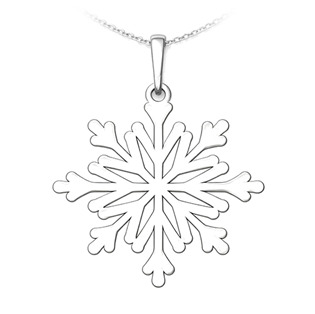 Stříbrný přívěsek vločka