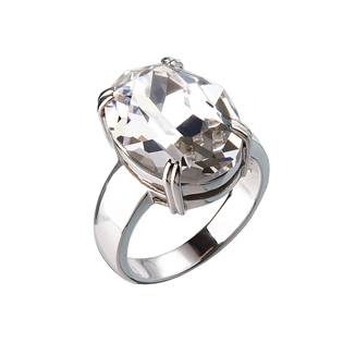 Stříbrný prsten s kamenem Crystals from Swarovski® Crystal